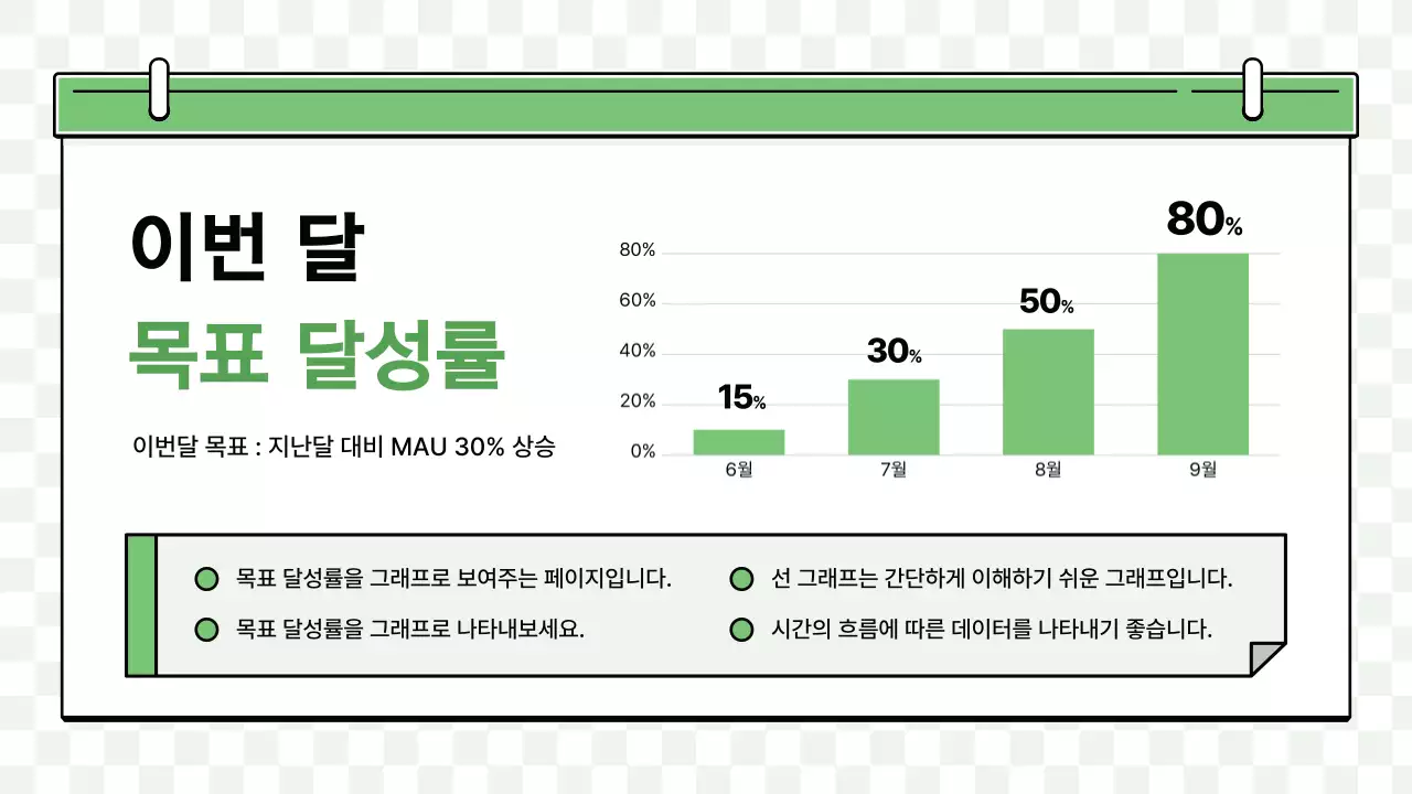 초록 심플 비즈니스 광고