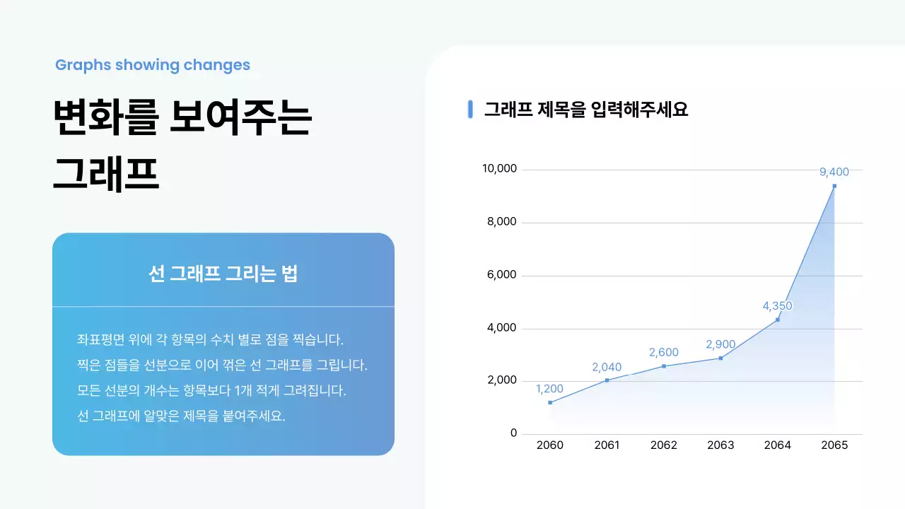 하늘색 미니멀 비즈니스 보고서