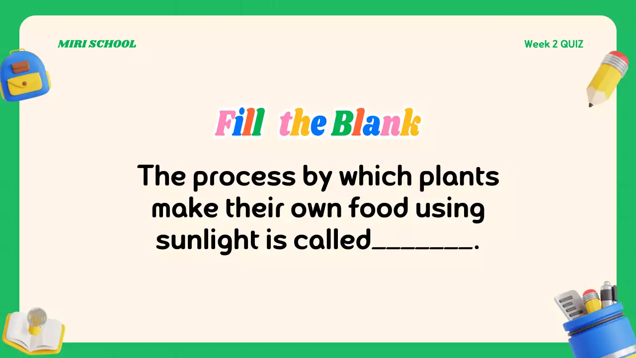 Blue Playful Quiz Announcement Presentation