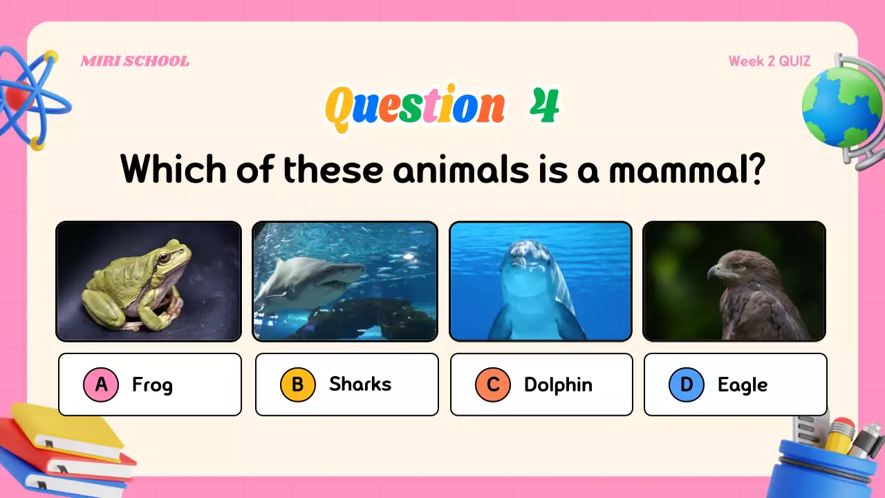 Blue Playful Quiz Announcement Presentation