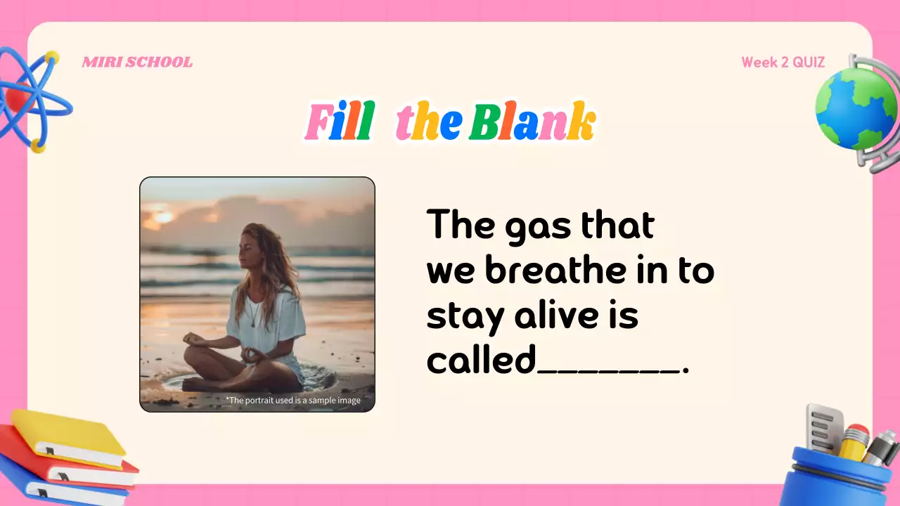 Blue Playful Quiz Announcement Presentation