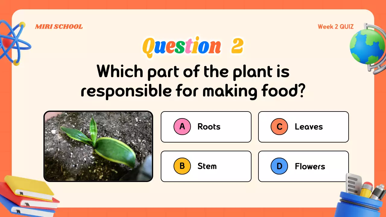 Blue Playful Quiz Announcement Presentation