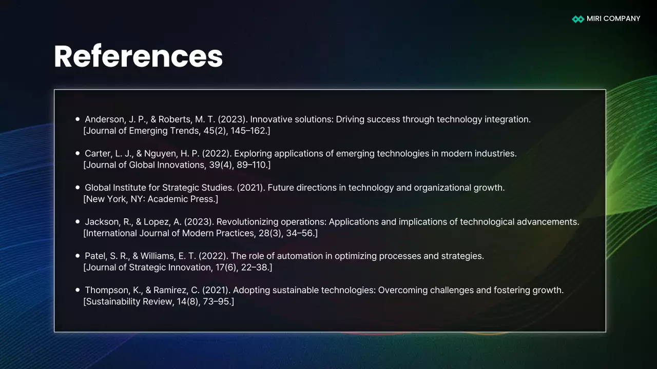 Black Modern Technology Presentation