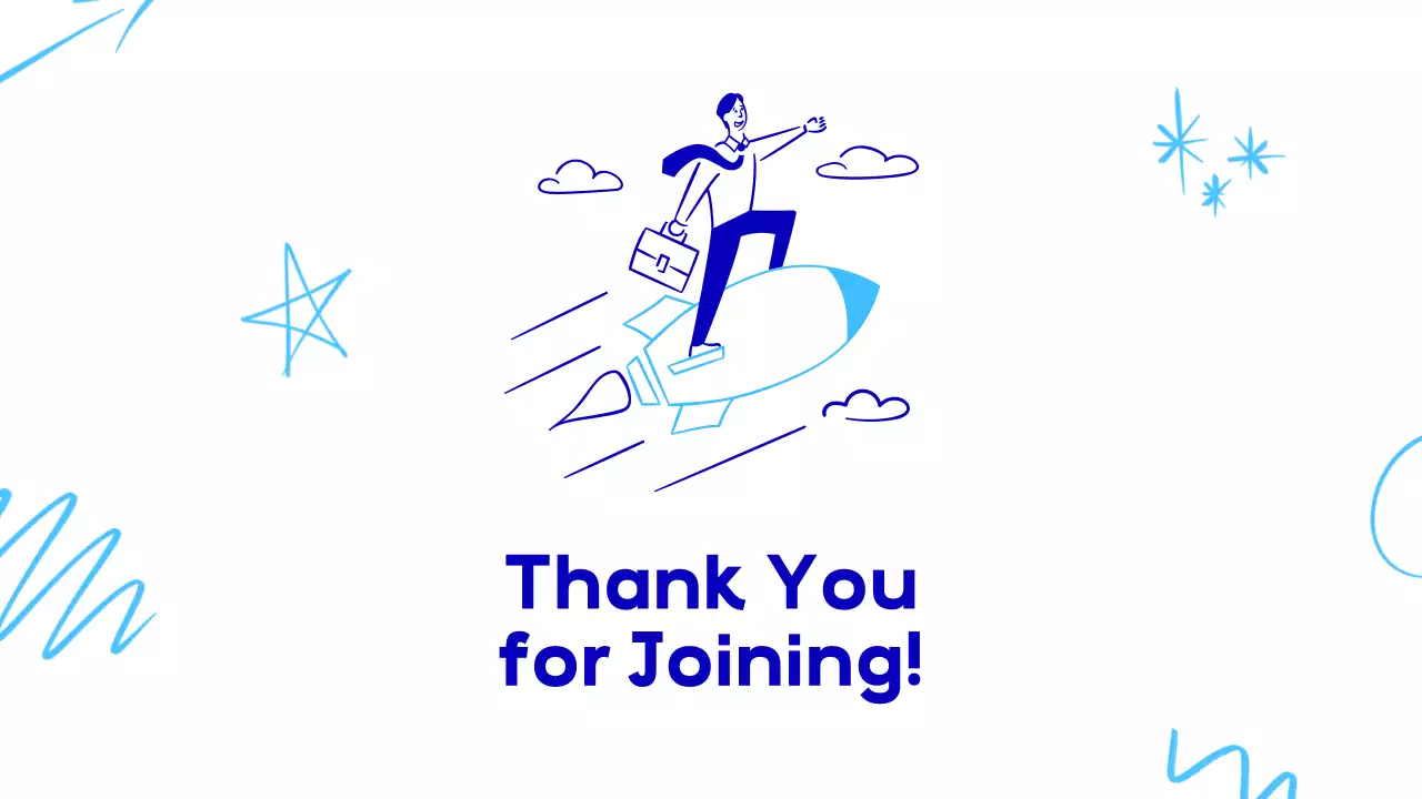 Blue Modern Employee Guide Presentation