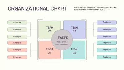 Grey Minimal Organizational Chart Document Infographic