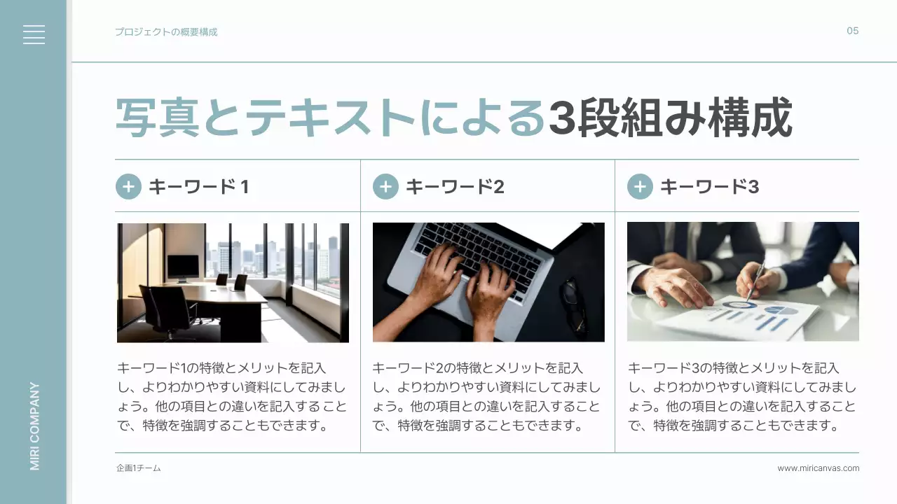 ミント モダン プロジェクト 企画書 プレゼンテーション