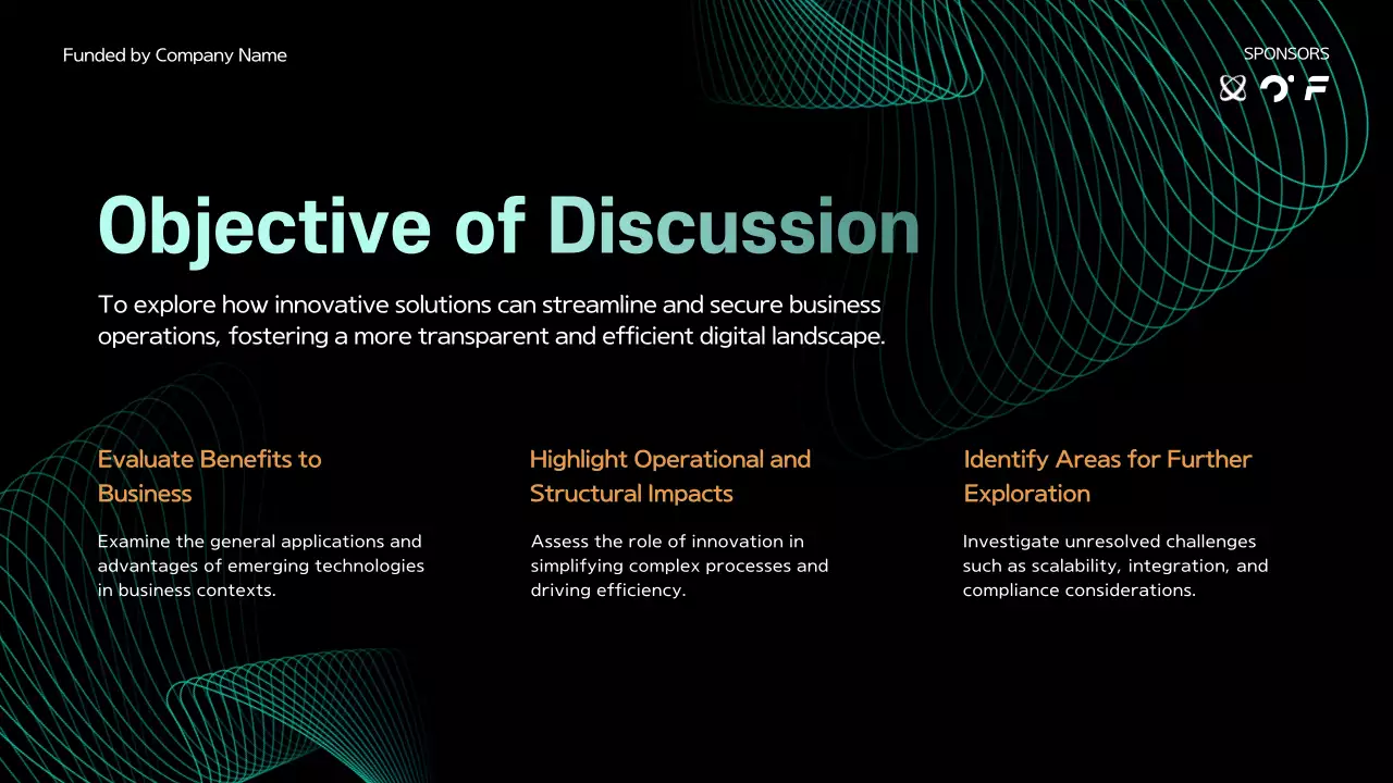 Black Modern Business Presentation