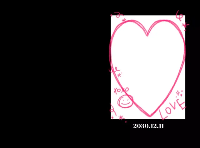 Bingkai Foto Peringatan Sederhana Warna Merah Muda Panas