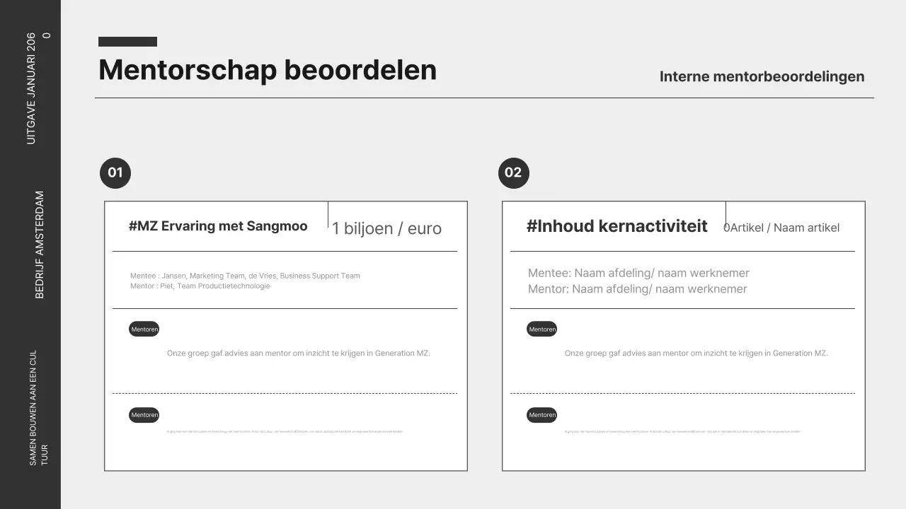 Zwart-wit moderne zakelijke nieuwsbrief