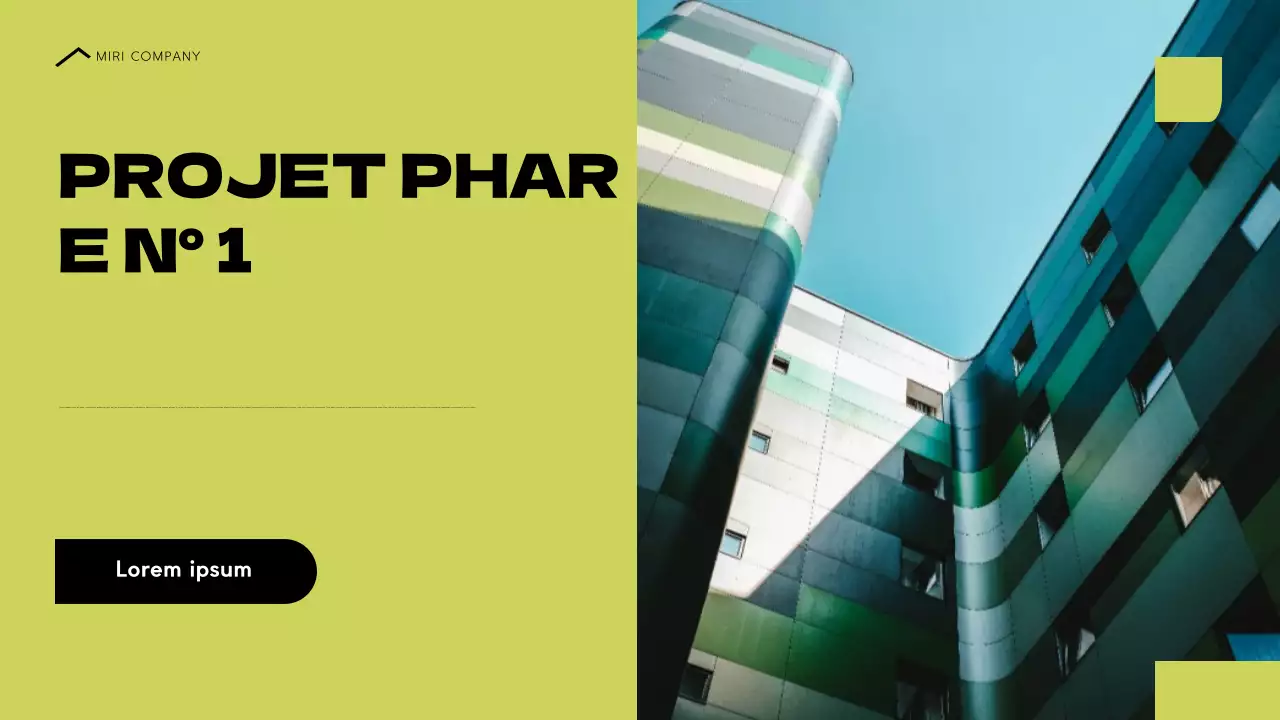 portefeuille d'architecture moderne bleue