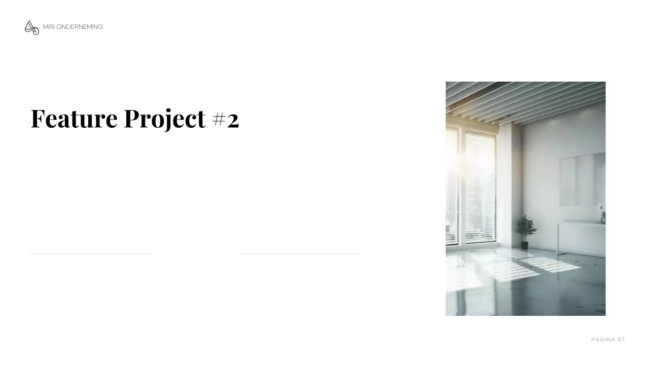 portfolio grijze minimalistische architectuur