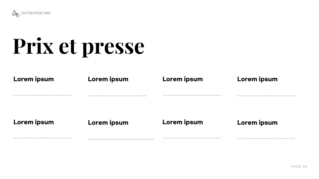 portfolio d'architecture minimaliste grise