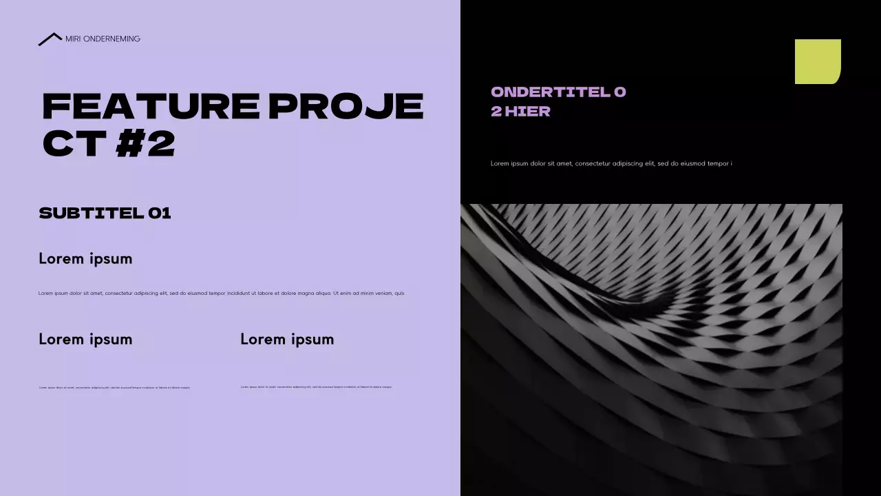 portfolio blauwe moderne architectuur