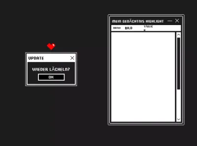Retro-Computersystem Rahmen mit schwarzem Hintergrund