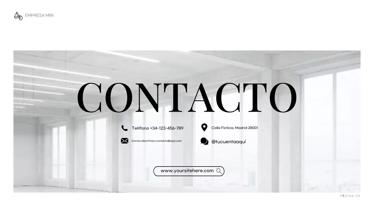 cartera de arquitectura minimalista gris