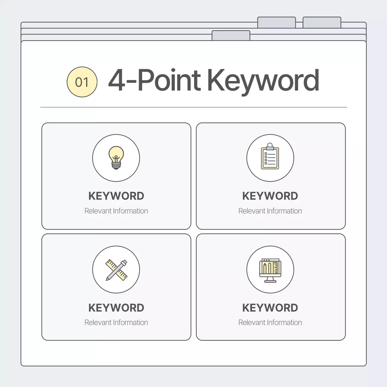 Grey Minimal Business Card Layout Instagram Carousel