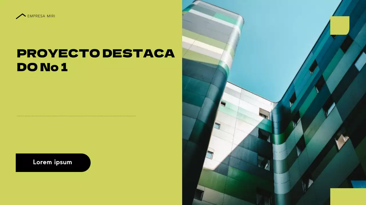 cartera de arquitectura moderna azul