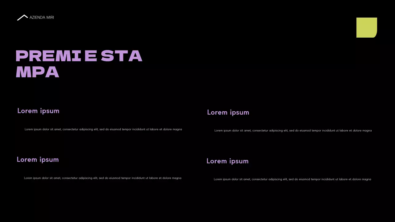 portfolio architettura moderna blu