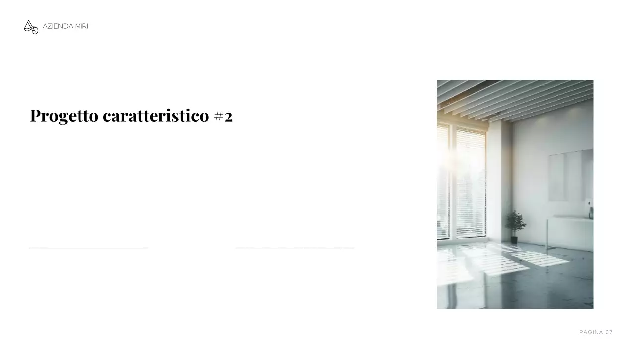 portfolio di architettura minimalista grigia