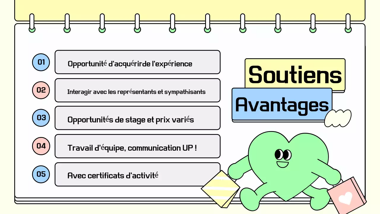 Promouvoir le recrutement de supporters en jaune