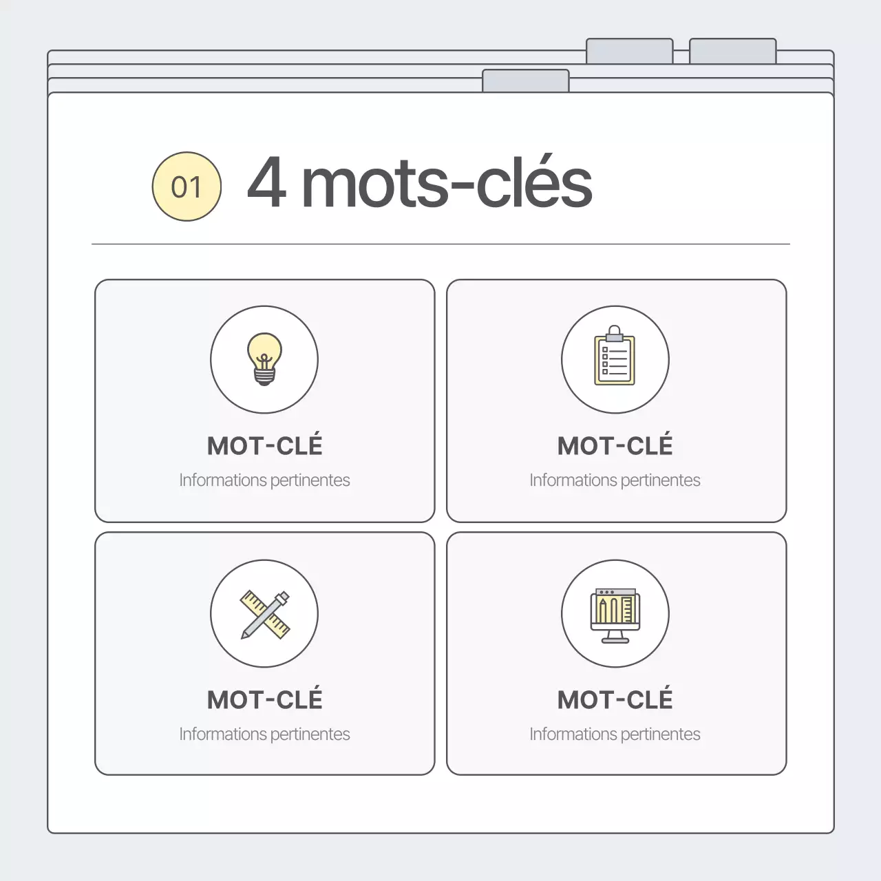 Faites la promotion de votre entreprise en gris et en toute simplicité
