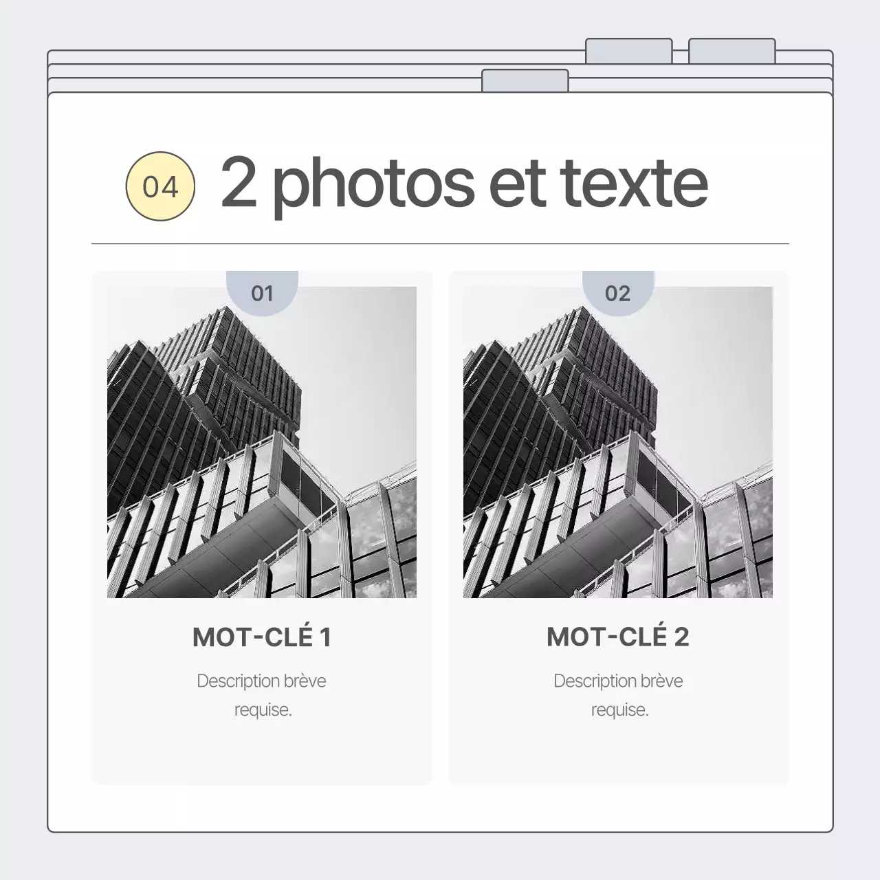 Faites la promotion de votre entreprise en gris et en toute simplicité