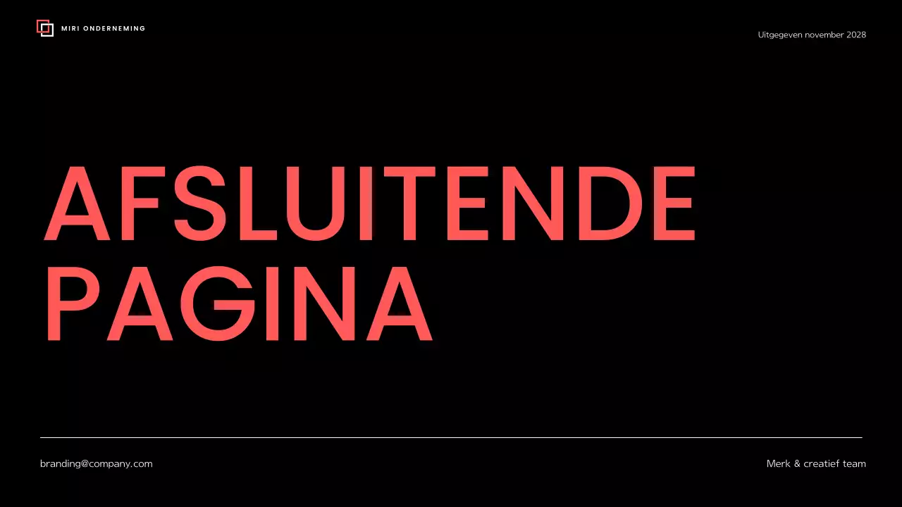 richtlijn zwart modern merk