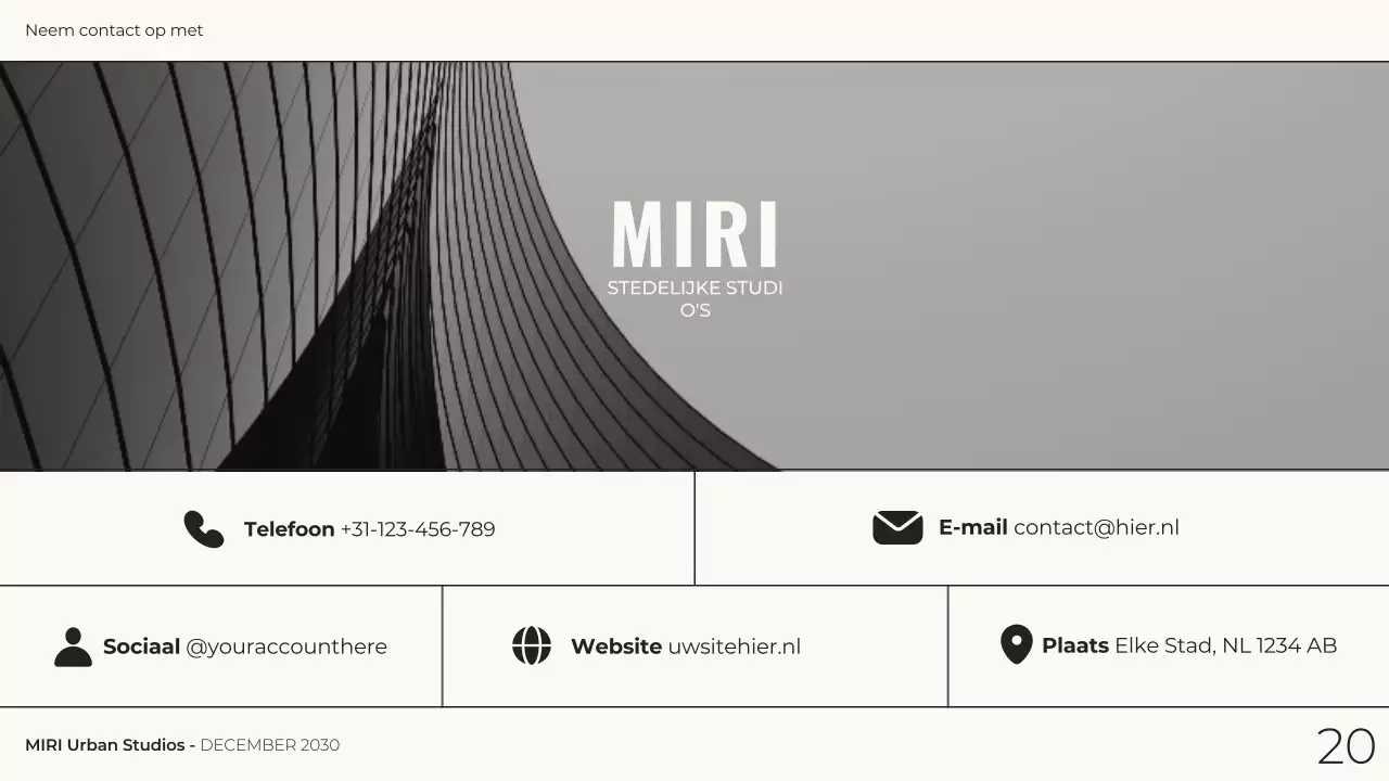 grijs monochroom moderne architectuur portfolio presentatie