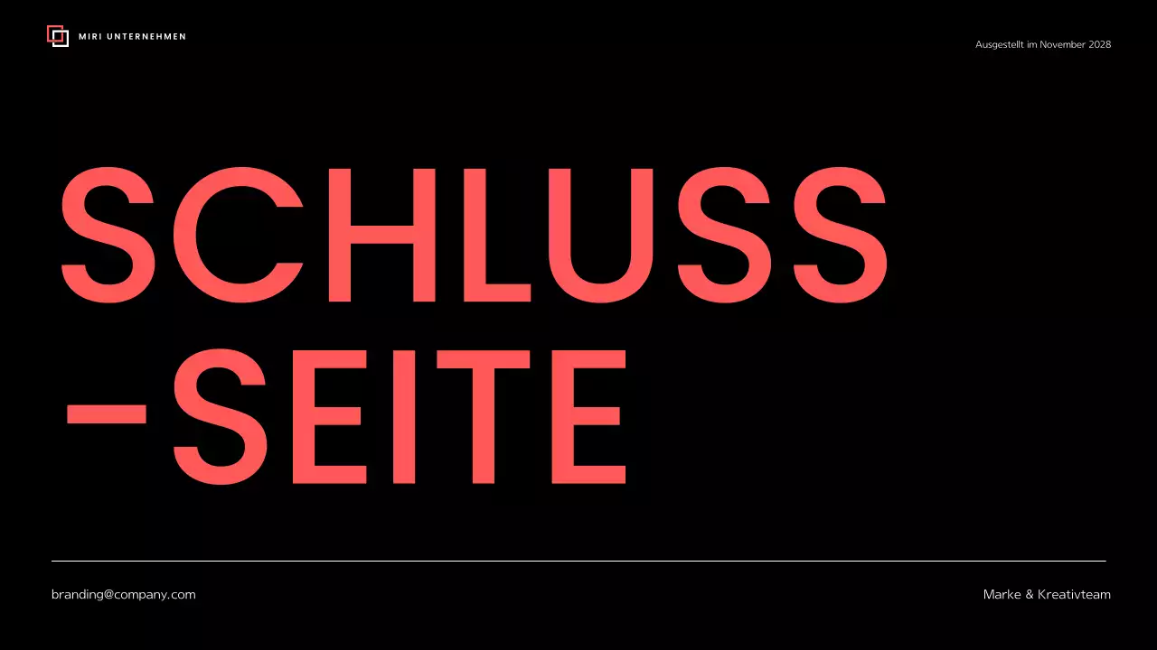 black modern brand Leitfaden