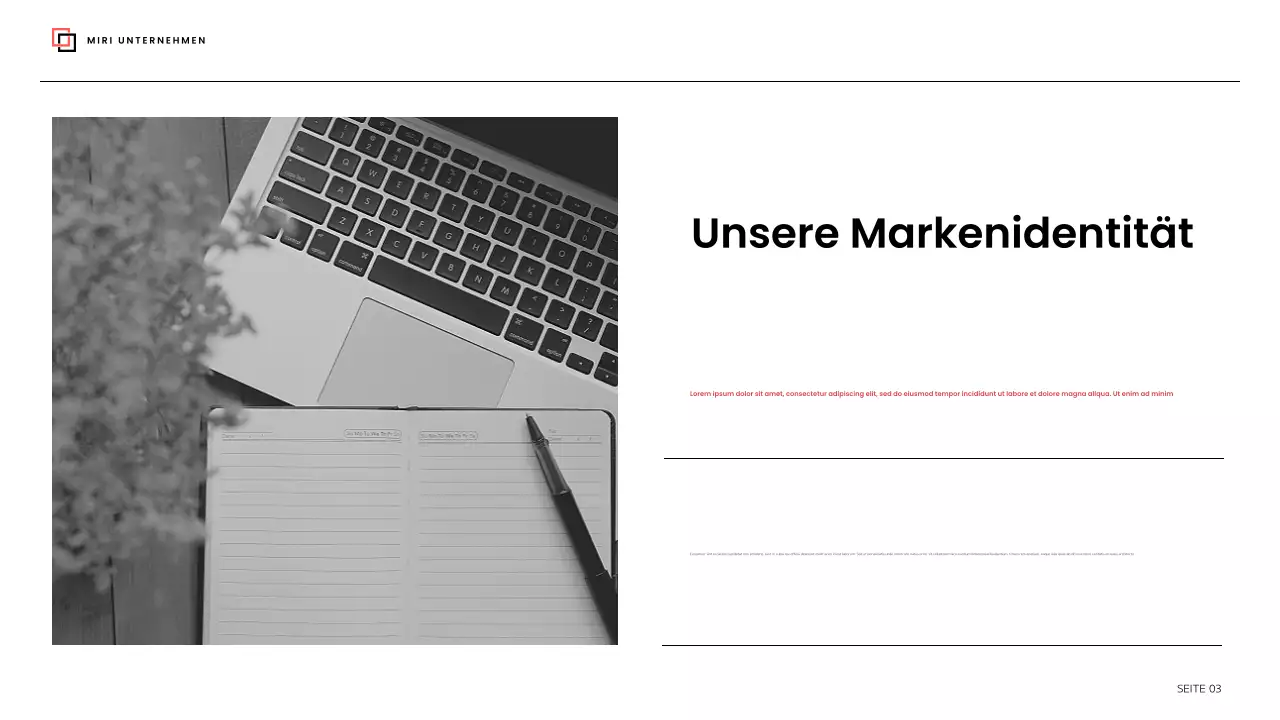 black modern brand Leitfaden