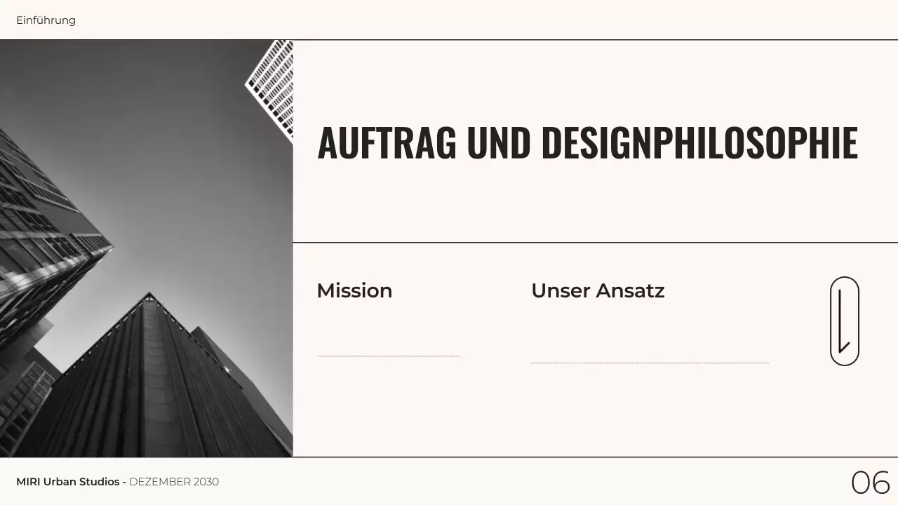 grau monochrom moderne Architektur Portfolio Präsentation