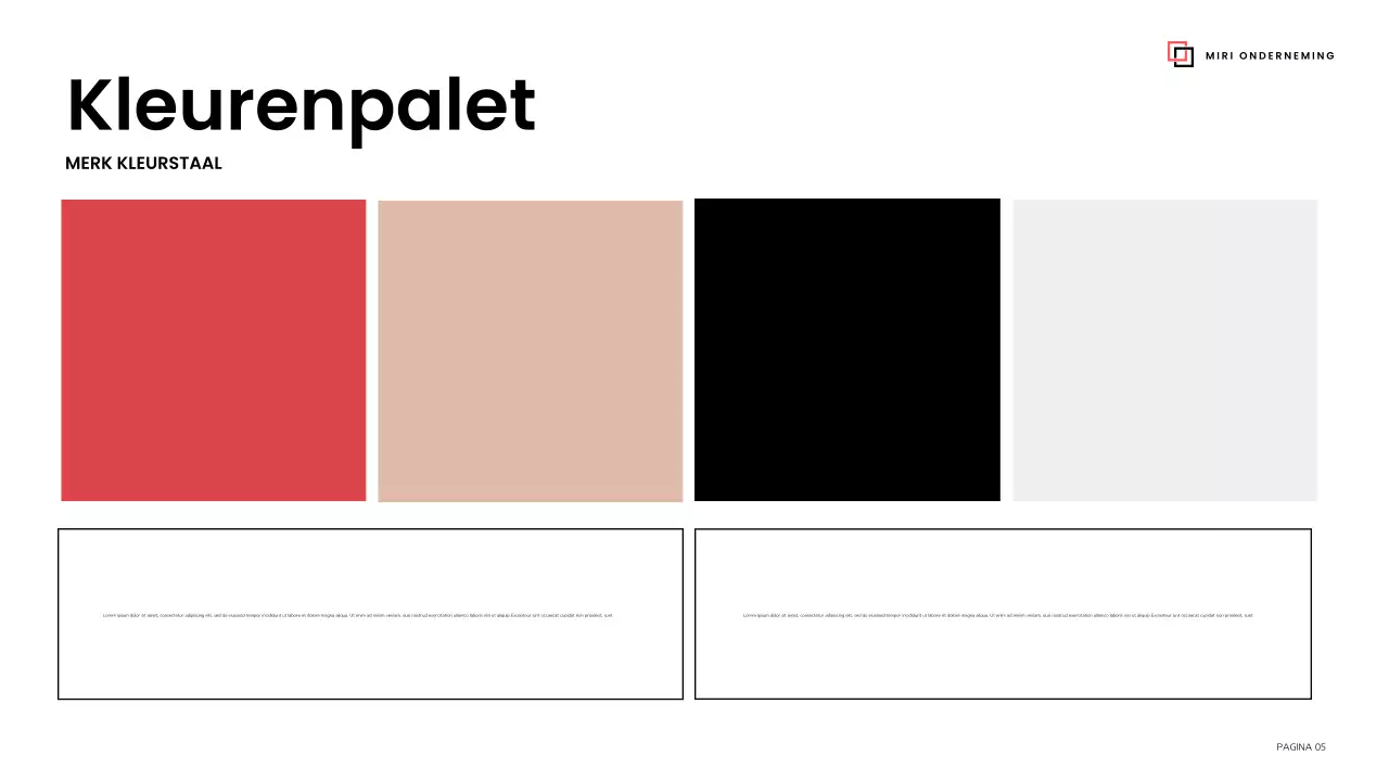 richtlijn zwart modern merk