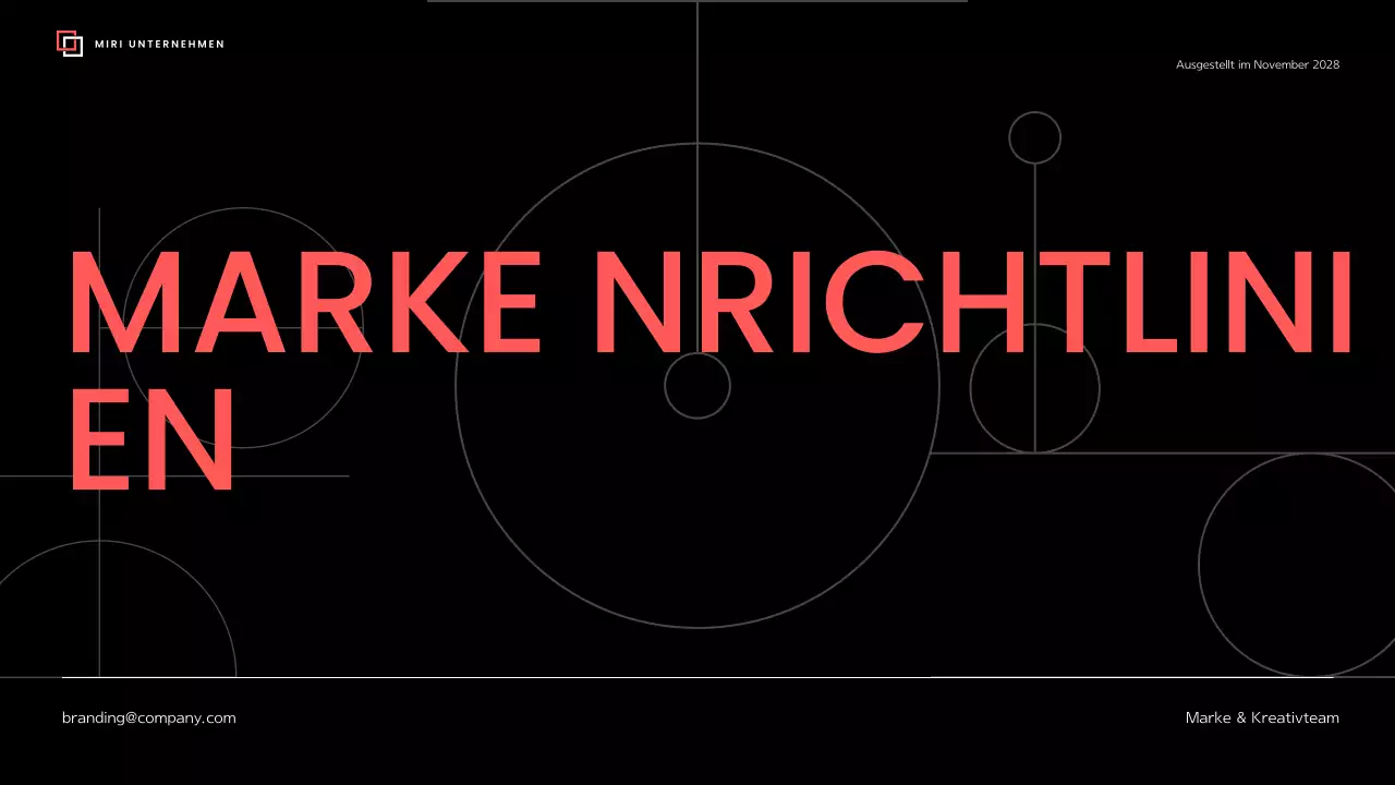 black modern brand Leitfaden