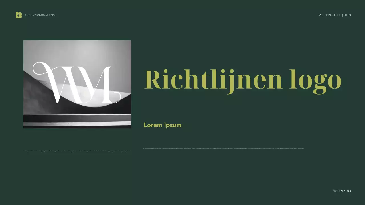 groene moderne merkrichtlijn