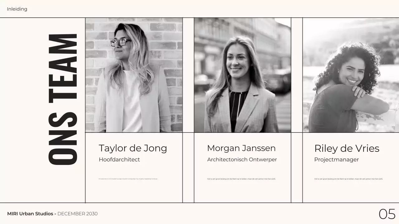 grijs monochroom moderne architectuur portfolio presentatie