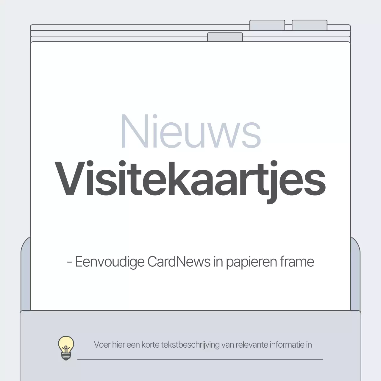 Promoot je bedrijf in grijs en eenvoudig