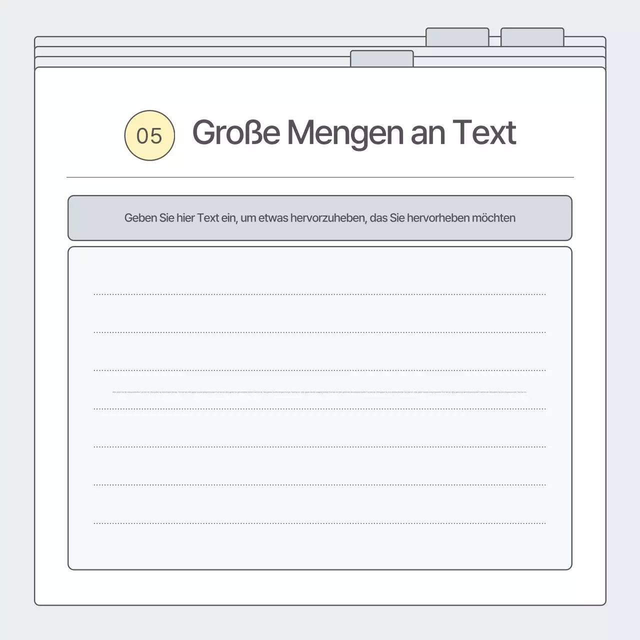 Werben Sie für Ihr Unternehmen in Grau und einfach