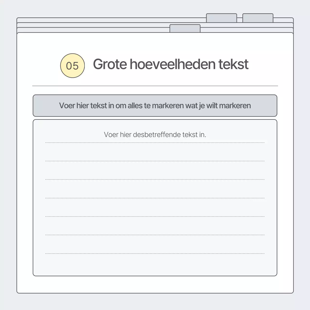 Promoot je bedrijf in grijs en eenvoudig