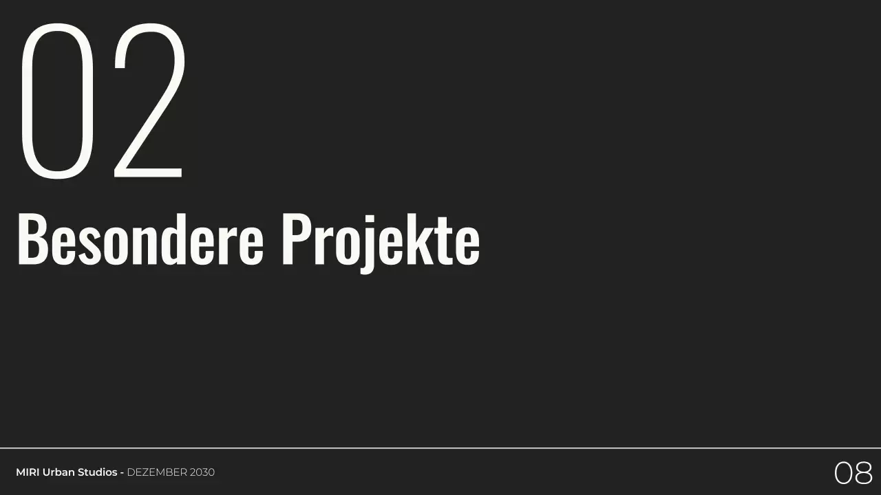 grau monochrom moderne Architektur Portfolio Präsentation