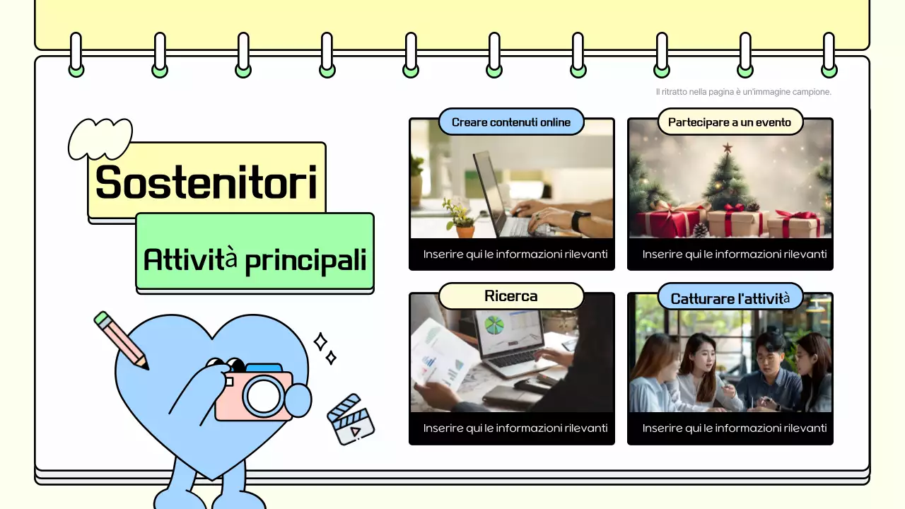 Promuovere il reclutamento di sostenitori in giallo