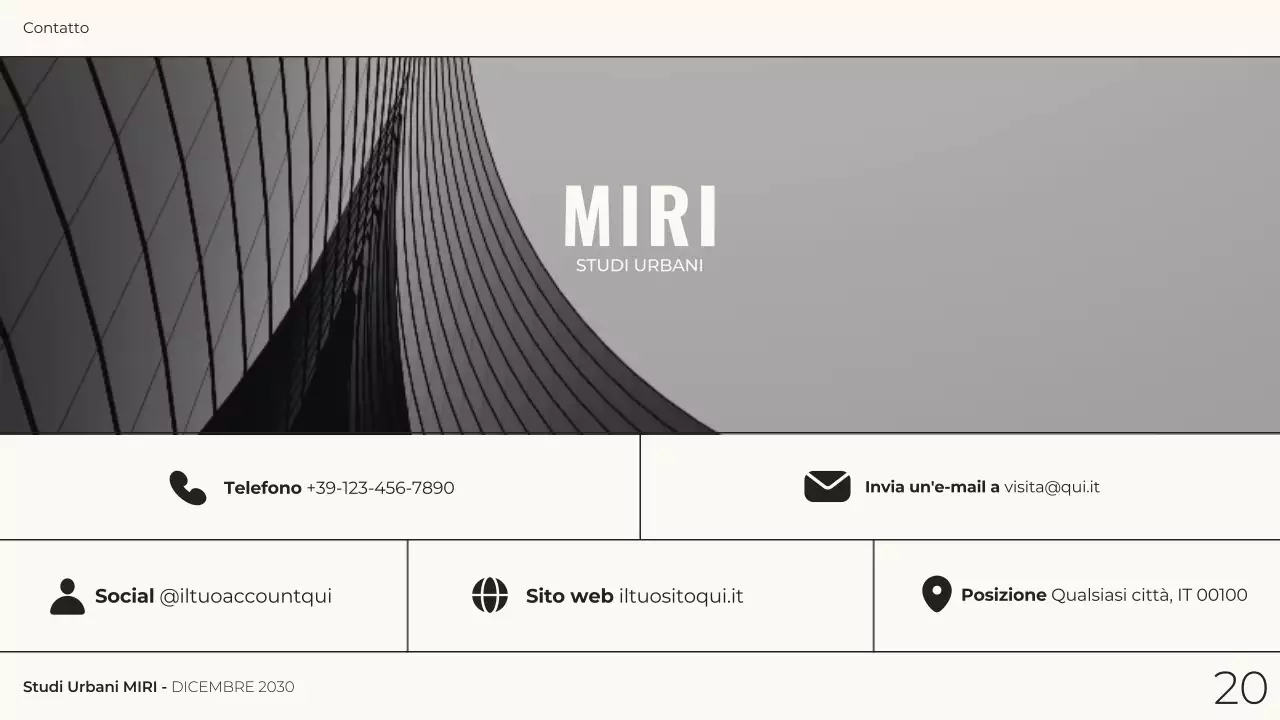 grigio monocromatico moderno architettura presentazione portfolio