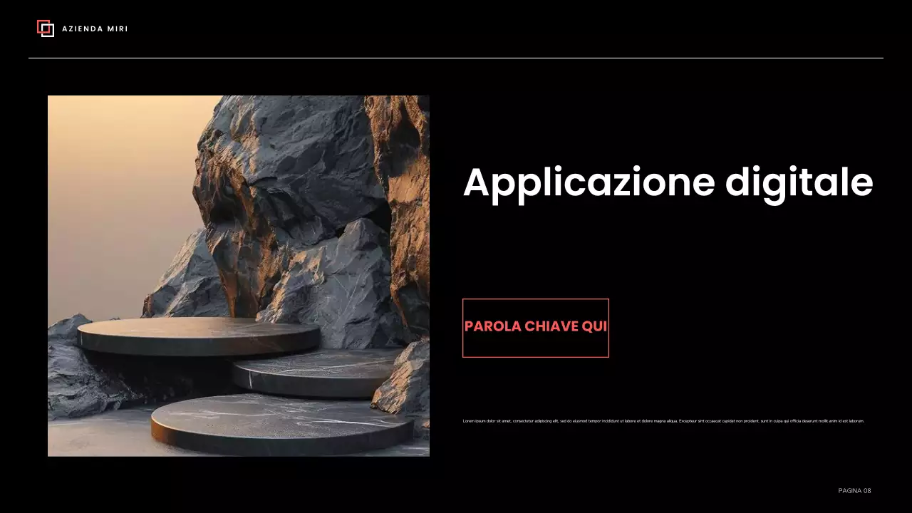 linea guida del marchio nero moderno