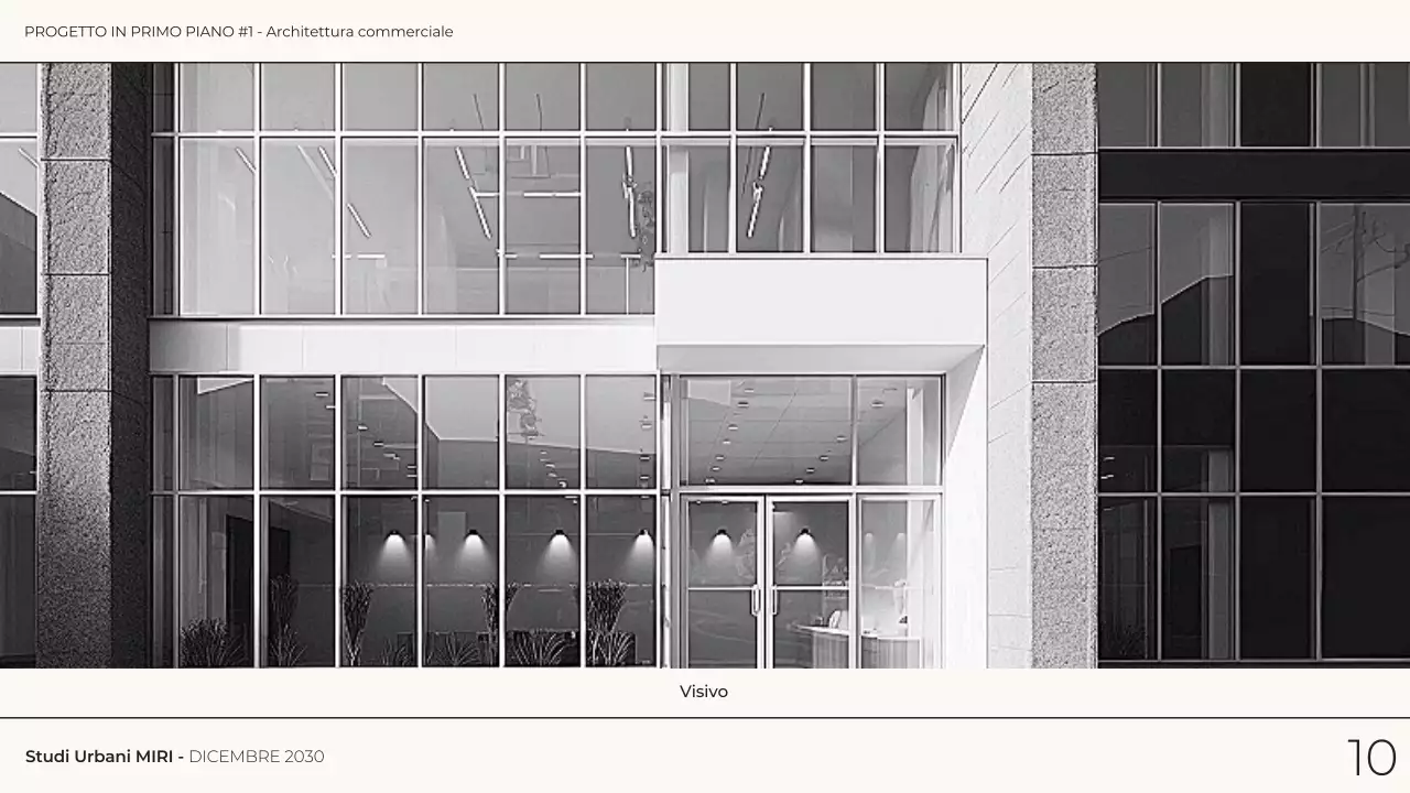 grigio monocromatico moderno architettura presentazione portfolio