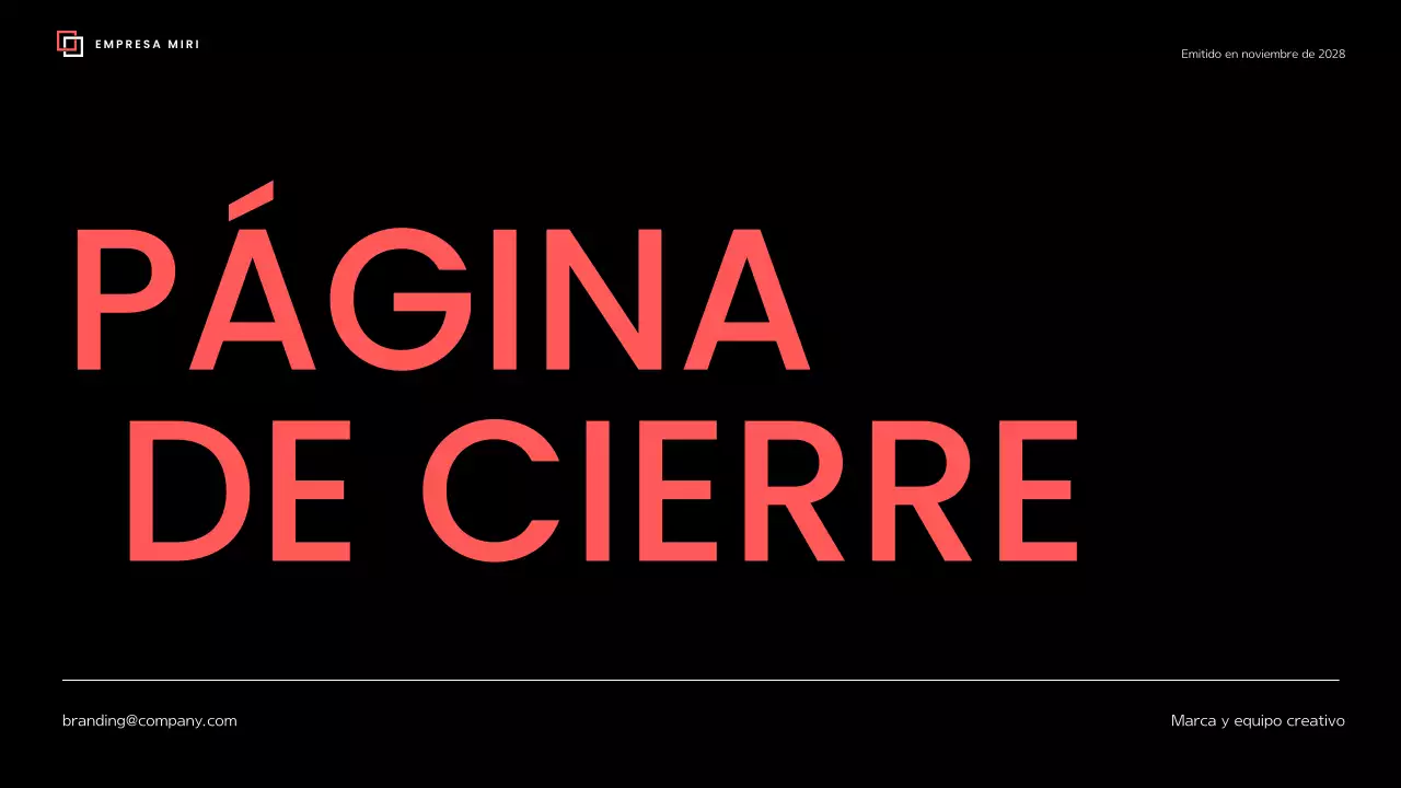 directriz de la marca black modern