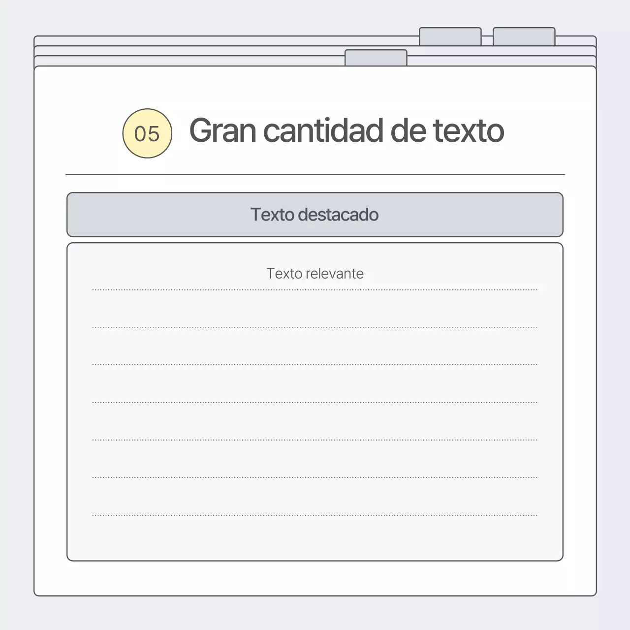 Promocione su empresa en gris y de forma sencilla