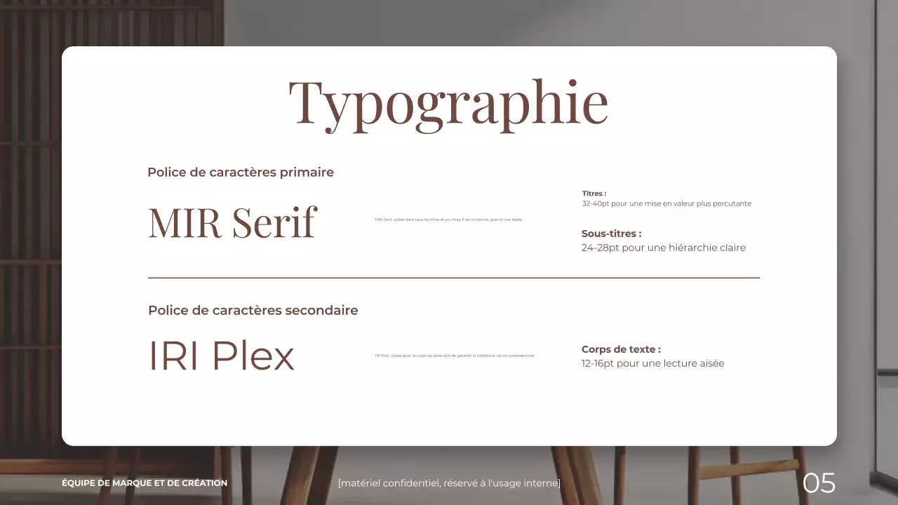 brown and beige elegant modern home and living brand guideline presentation