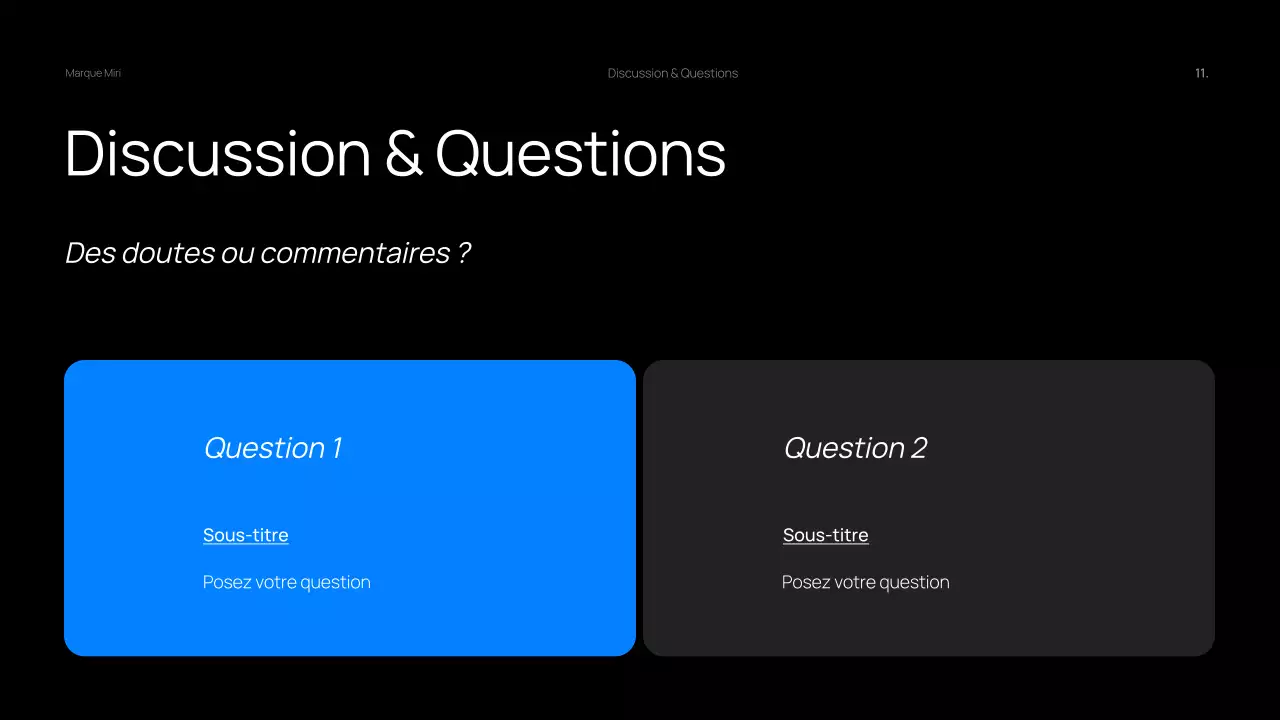 Dark Bold Quarterly Business Review