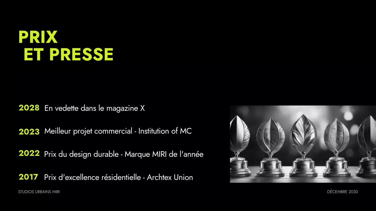 portefeuille d'architecture moderne en néon