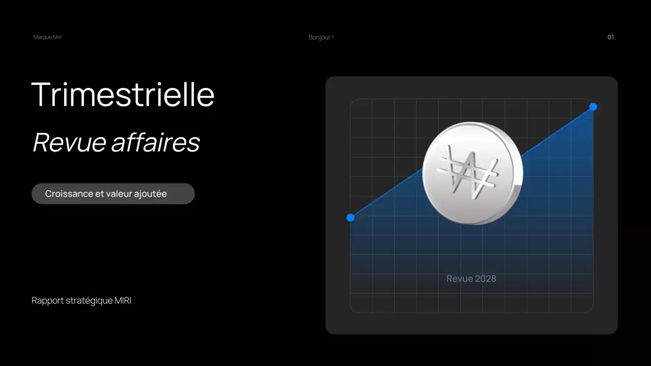 Dark Bold Quarterly Business Review