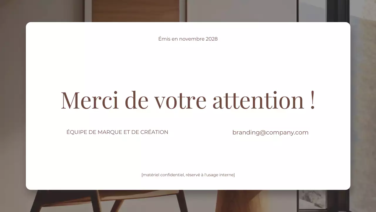 brown and beige elegant modern home and living brand guideline presentation